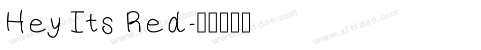 Hey Its Red字体转换